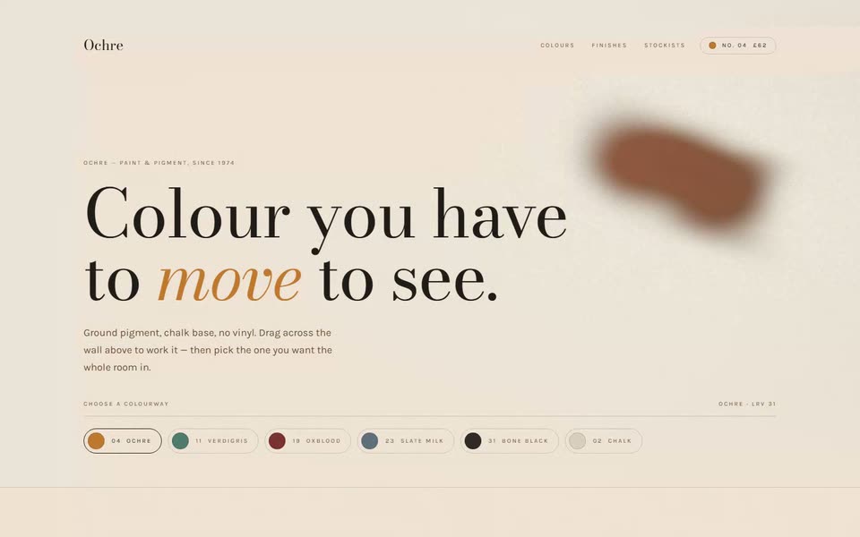 Ochre — Smearable Pigment Shop